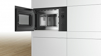 картинка Микроволновая печь встраиваемая Bosch BFL524MB0  картинка Микроволновая печь встраиваемая Bosch BFL524MB0