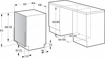 картинка Посудомоечная машина Gorenje GV522E10S  картинка Посудомоечная машина Gorenje GV522E10S
