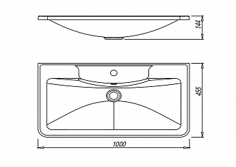картинка Раковина Florentina Аллегро 1000 