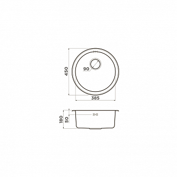 картинка Мойка Omoikiri TOYA 45-U/I-GM 