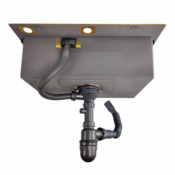картинка Комплект Emar PVD GOLDEN (мойка, смеситель, дозатор)   картинка Комплект Emar PVD GOLDEN (мойка, смеситель, дозатор)