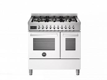 картинка Комбинированная кухонная плита Bertazzoni PRO96L2EBIT белая  картинка Комбинированная кухонная плита Bertazzoni PRO96L2EBIT белая
