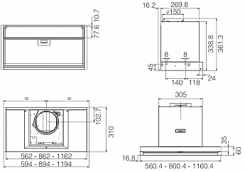 картинка Кухонная вытяжка Elica BOXIN LX/IX/A/60  картинка Кухонная вытяжка Elica BOXIN LX/IX/A/60