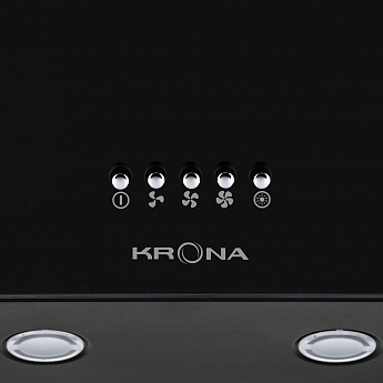картинка Кухонная вытяжка Krona HELGA 600 black PB  картинка Кухонная вытяжка Krona HELGA 600 black PB