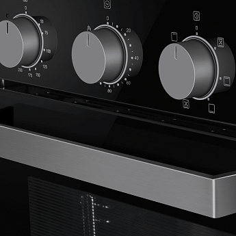 картинка Электрический духовой шкаф Maunfeld EOEC516PB черный 