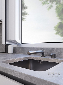 картинка Смеситель Emar ЕС - 7027 PVD Dark 