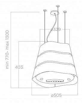 картинка Кухонная вытяжка Elica WAVE UX IX/F/51  картинка Кухонная вытяжка Elica WAVE UX IX/F/51