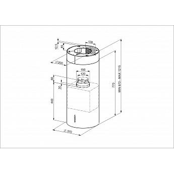 картинка Кухонная вытяжка Smeg KIR37XE  картинка Кухонная вытяжка Smeg KIR37XE